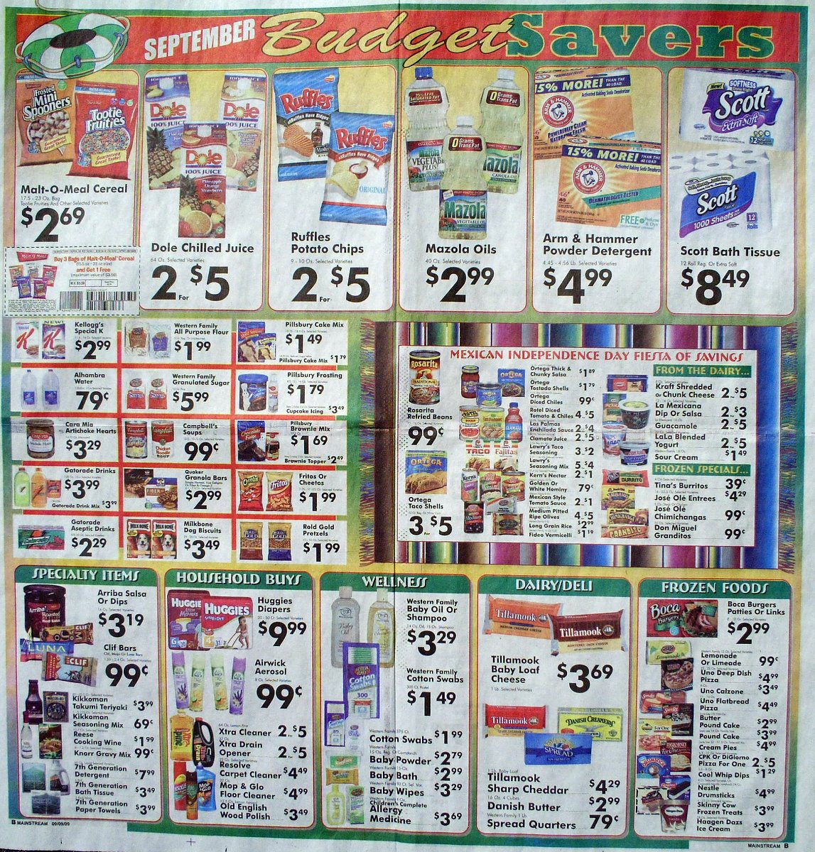 Big Trees Market Weekly Ad for September 9-15, 2009