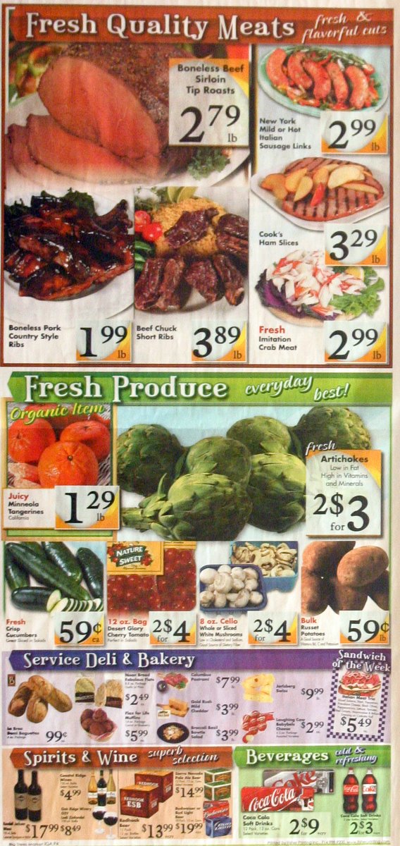 Big Trees Market's Big Weekly Ad for January 12-18, 2011