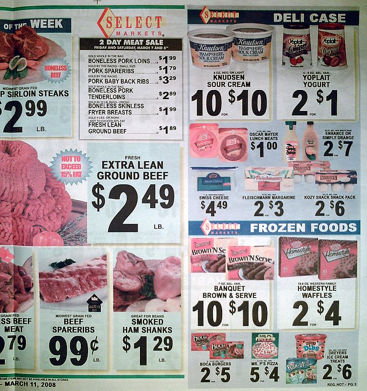 Big Trees Market Weekly Ad for March 5 - 11, 2008