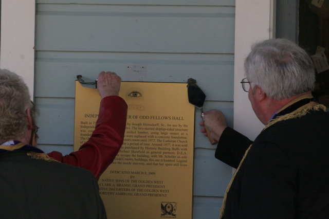 Dedication of a Historical Plaque 