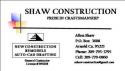 Allen Shaw Construction 209.795.3795